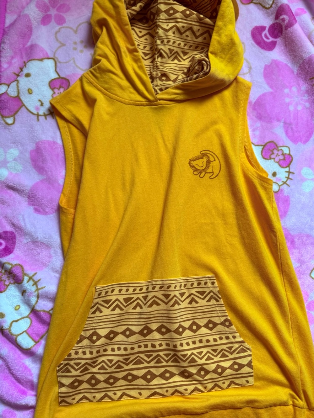 Lion King Simba Sleeveless Hoodie